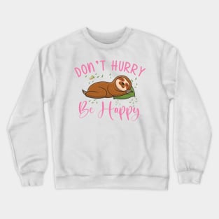 Cute Sloth Lazy Office Worker Working Sloth Statement Chill Crewneck Sweatshirt